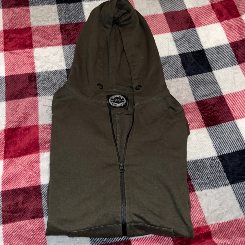 Navy Green Genetic Apparel Jacket. Size Small.